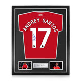 Andrey Santos Signed Framed 2026/27 Home Shirt