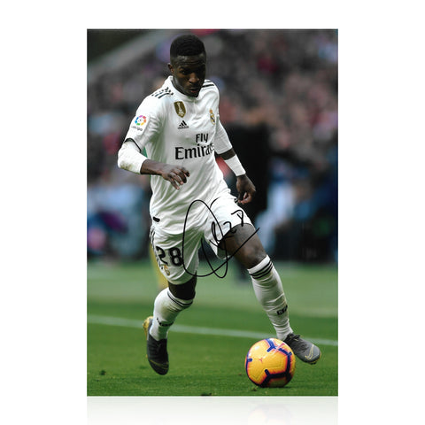 Vinicius Jr Signed 12x8 Photo