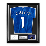 Liam Rosenior Signed Framed Display w/ 2025/26 Home Shirt