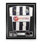 Papiss Cisse Signed Framed Newcastle United Home Shirt