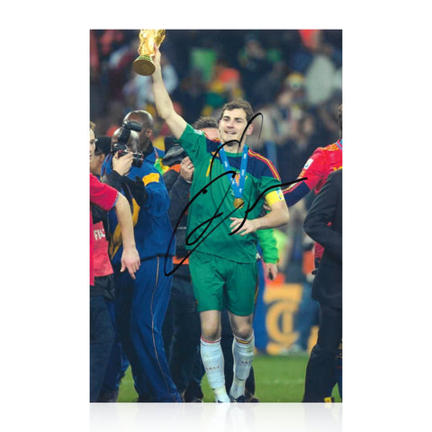 Iker Casillas Signed 12x8 Photo