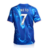 Pedro Neto Signed Chelsea 2024/25 Home Shirt