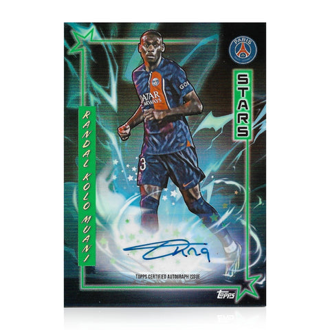 Randal Kolo Muani Signed Topps x PSG Graphic Heroes Chinese Exclusive Auto /99 Card