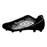 Bryan Robson Signed Black Umbro Football Boot