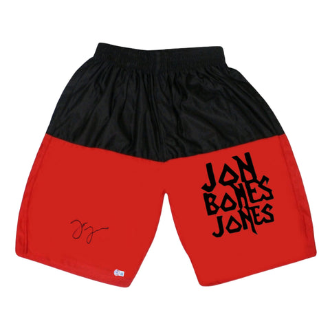 Jon Jones Signed UFC Bones Shorts w/ Beckett Authentication