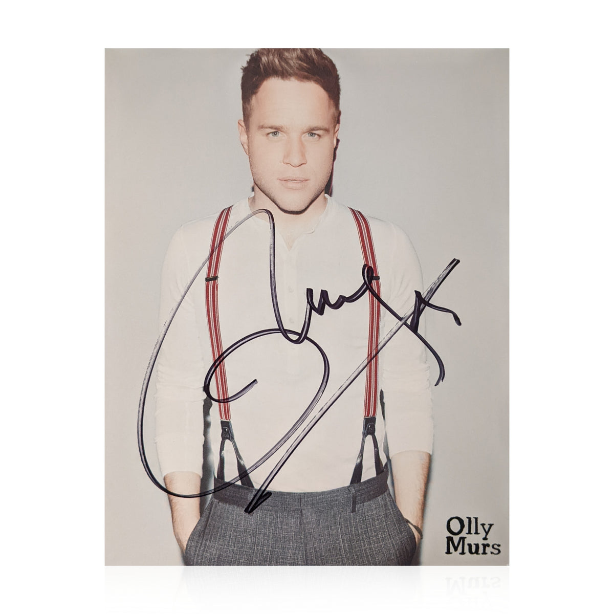 Olly Murs Signed 4.5x5.5 Photo – The Collectors Corner