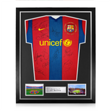 F.C. Barcelona Squad Signed 2007/08 Home Shirt