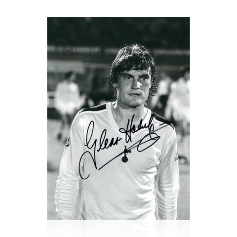 Glenn Hoddle Signed A4 Photo