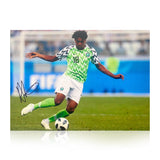 Alex Iwobi Signed A4 Photo