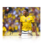 Yerry Mina Signed A4 Photo