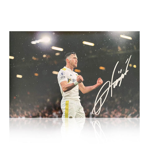 Jack Harrison Signed Leeds Celebration Photo