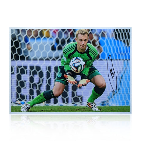 Manuel Neuer Signed A4 Photo