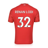 Renan Lodi Signed Nottingham Forest 2022/23 Home Shirt