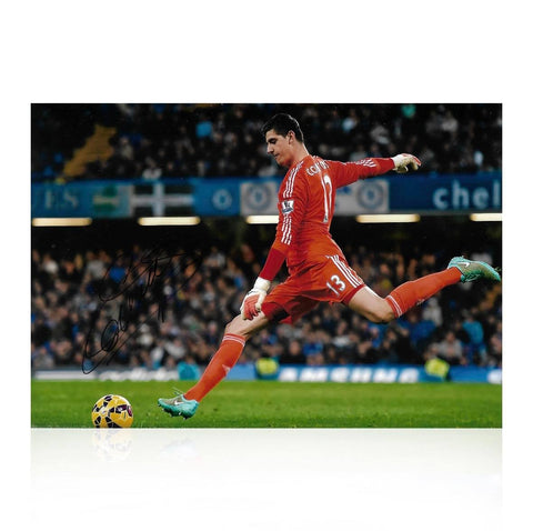 Thibaut Courtois Signed 12x8 Photo