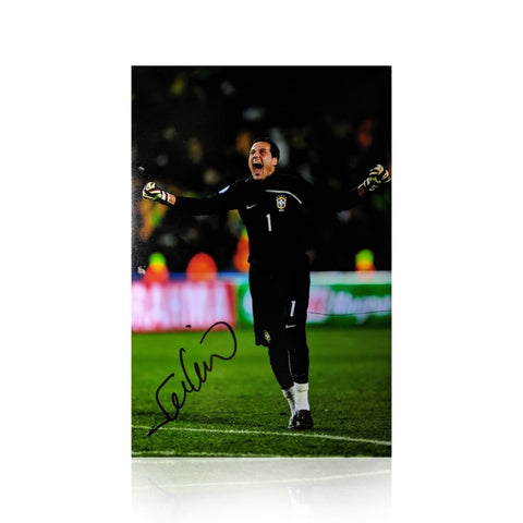 Julio Cesar Signed 12x8 Photo