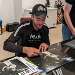 Jack Harrison Signed Leeds Celebration Photo