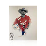 Ricardo Pepi Signed Dallas Cowboy 10x8