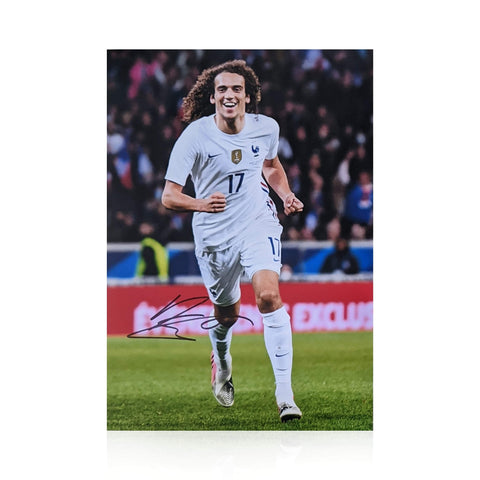 Mattéo Guendouzi Signed A4 Photo