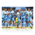 Manchester City Signed 12x8 Photo