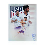 Ricardo Pepi Signed USA Montage 11x14