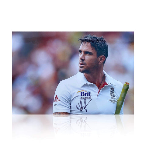 Kevin Pietersen Signed 12x8