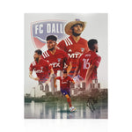 Ricardo Pepi Signed Dallas Montage 11x14