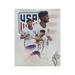 Ricardo Pepi Signed USA Montage 10x8
