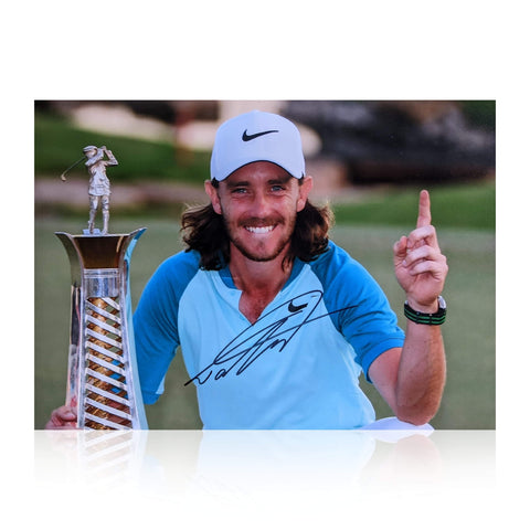 Tommy Fleetwood Signed 12x8